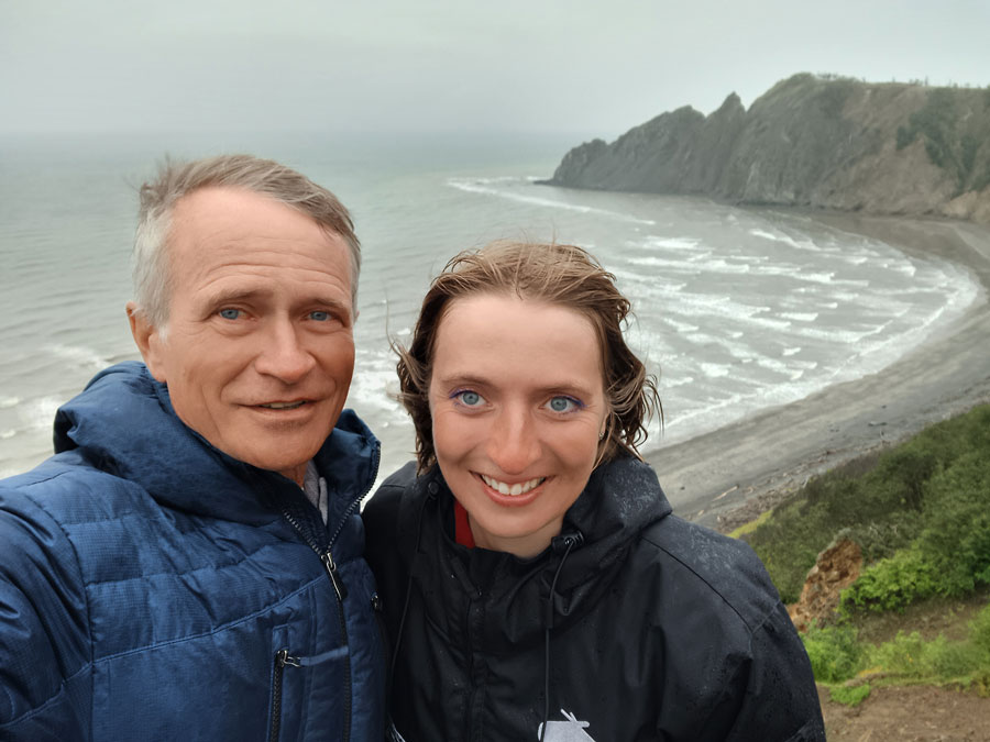 Travelers Evgeny Androsov and Victoria Shatalova